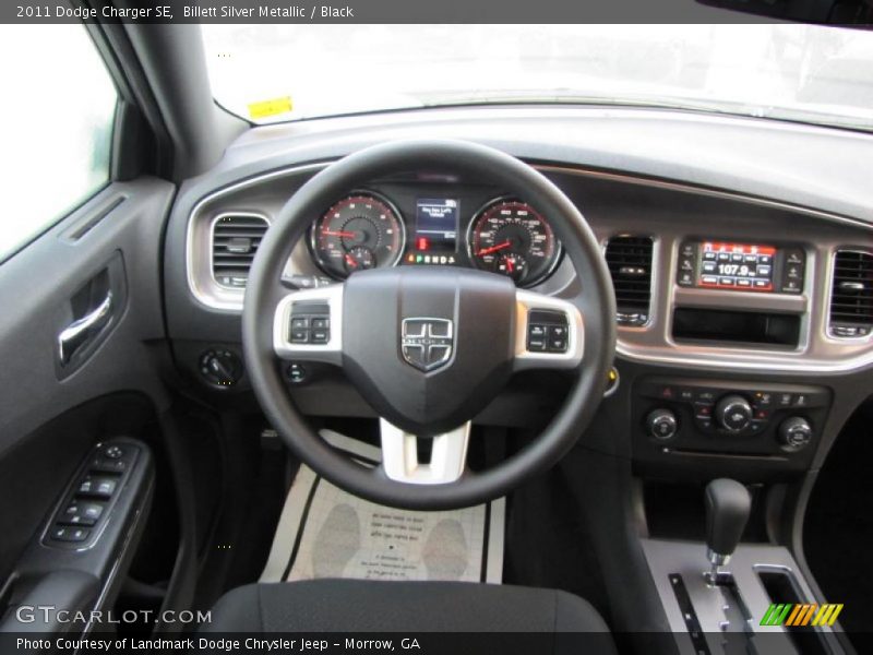 Billett Silver Metallic / Black 2011 Dodge Charger SE