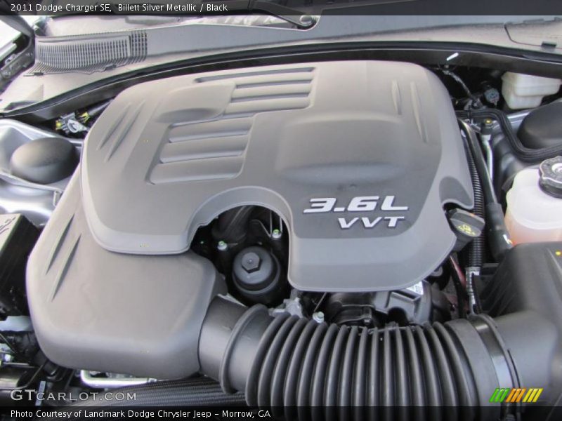 Billett Silver Metallic / Black 2011 Dodge Charger SE