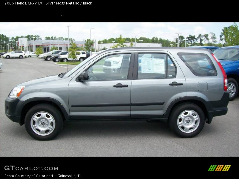 Silver Moss Metallic / Black 2006 Honda CR-V LX
