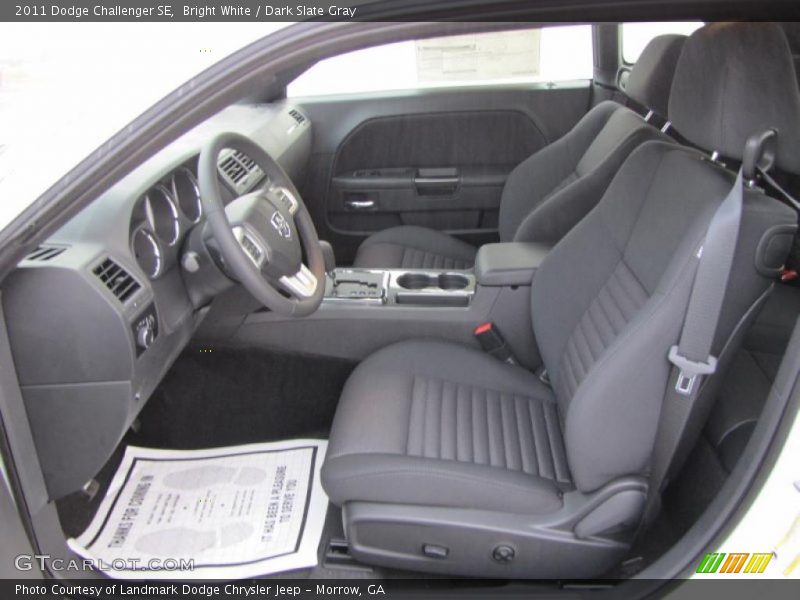  2011 Challenger SE Dark Slate Gray Interior