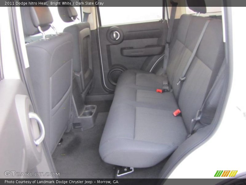 Bright White / Dark Slate Gray 2011 Dodge Nitro Heat