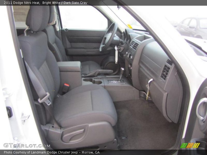 Bright White / Dark Slate Gray 2011 Dodge Nitro Heat