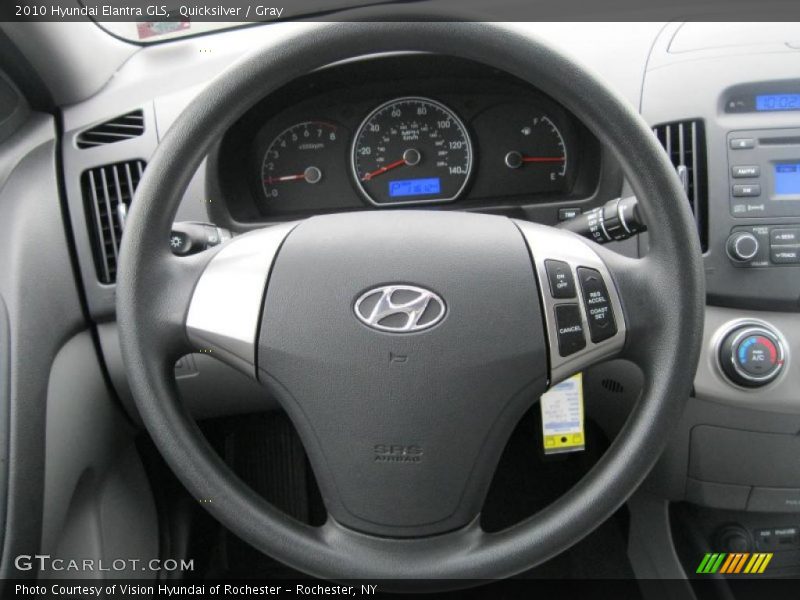 Quicksilver / Gray 2010 Hyundai Elantra GLS