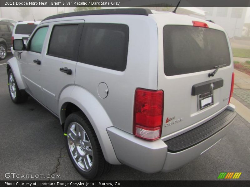 Bright Silver Metallic / Dark Slate Gray 2011 Dodge Nitro Heat