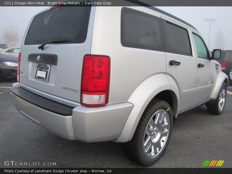 Bright Silver Metallic / Dark Slate Gray 2011 Dodge Nitro Heat