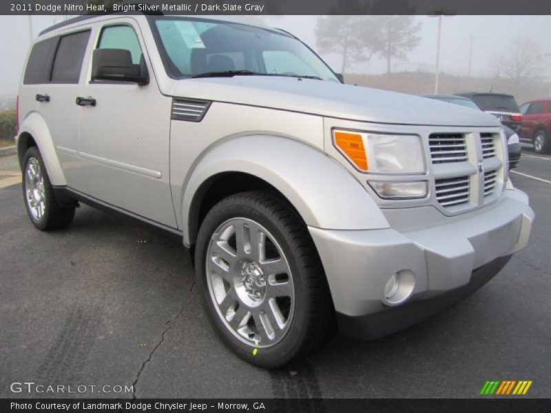 Bright Silver Metallic / Dark Slate Gray 2011 Dodge Nitro Heat