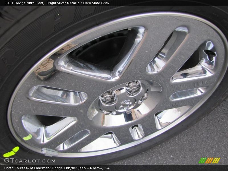 Bright Silver Metallic / Dark Slate Gray 2011 Dodge Nitro Heat