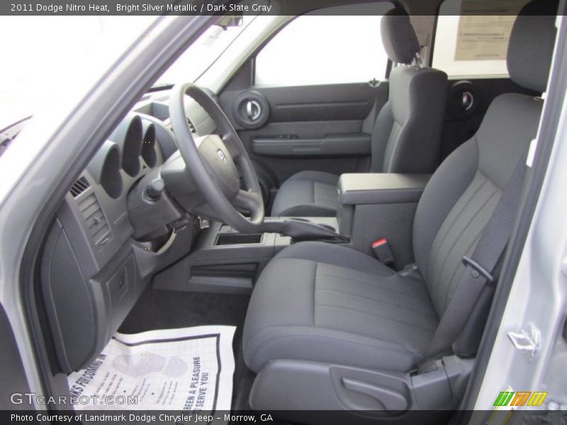 Bright Silver Metallic / Dark Slate Gray 2011 Dodge Nitro Heat