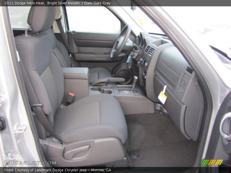 Bright Silver Metallic / Dark Slate Gray 2011 Dodge Nitro Heat