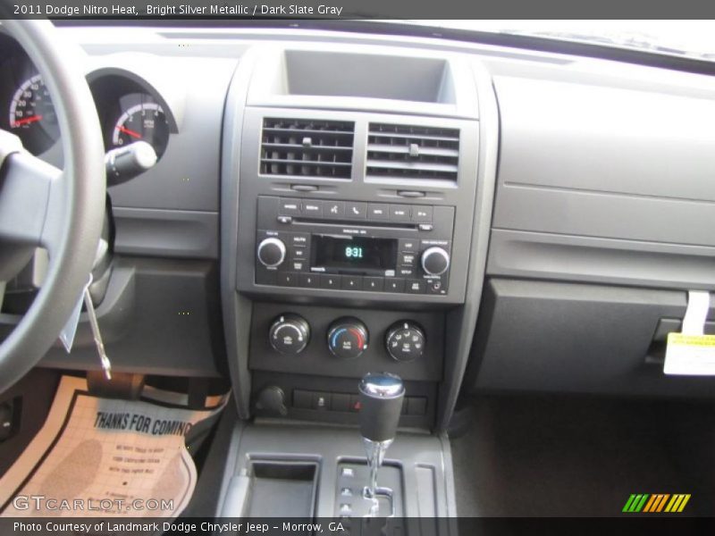 Bright Silver Metallic / Dark Slate Gray 2011 Dodge Nitro Heat
