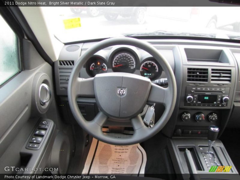 Bright Silver Metallic / Dark Slate Gray 2011 Dodge Nitro Heat