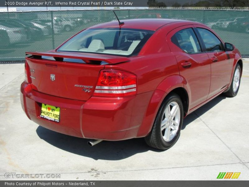 Inferno Red Crystal Pearl / Dark Slate Gray 2010 Dodge Avenger R/T