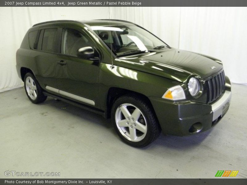 Jeep Green Metallic / Pastel Pebble Beige 2007 Jeep Compass Limited 4x4