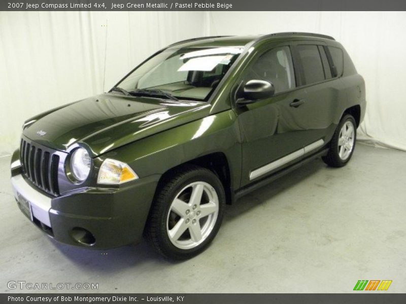 Jeep Green Metallic / Pastel Pebble Beige 2007 Jeep Compass Limited 4x4