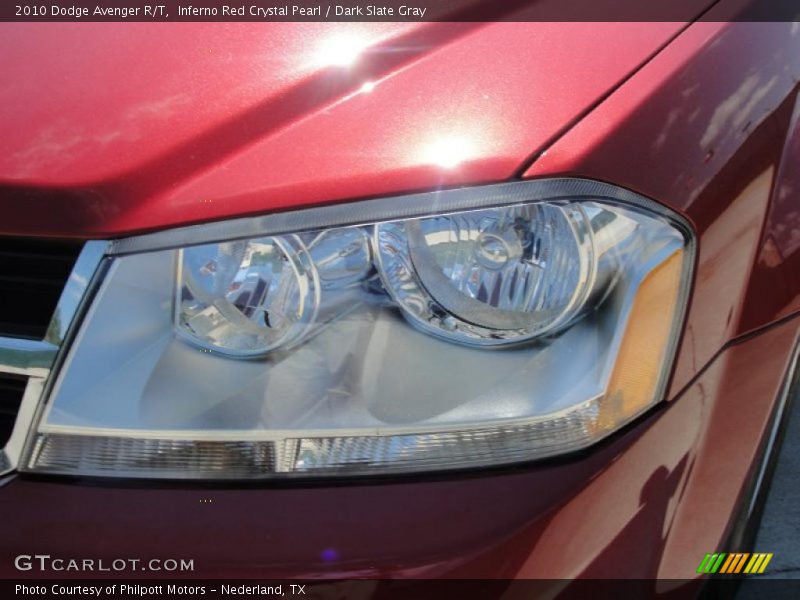 Inferno Red Crystal Pearl / Dark Slate Gray 2010 Dodge Avenger R/T