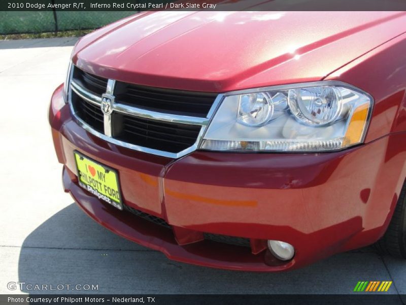 Inferno Red Crystal Pearl / Dark Slate Gray 2010 Dodge Avenger R/T