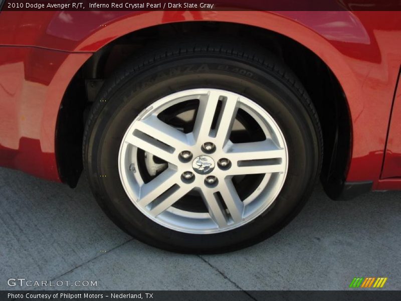 Inferno Red Crystal Pearl / Dark Slate Gray 2010 Dodge Avenger R/T