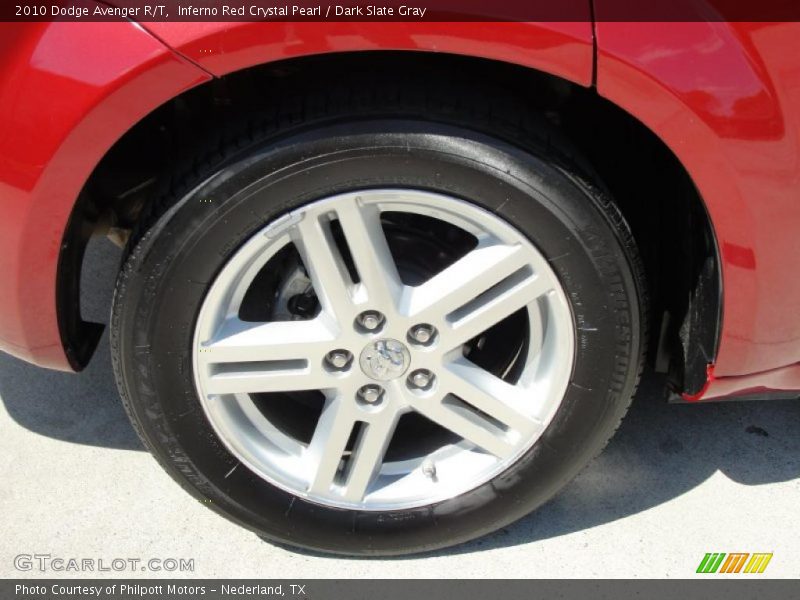 Inferno Red Crystal Pearl / Dark Slate Gray 2010 Dodge Avenger R/T