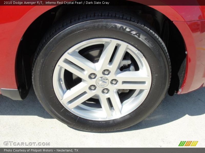 Inferno Red Crystal Pearl / Dark Slate Gray 2010 Dodge Avenger R/T