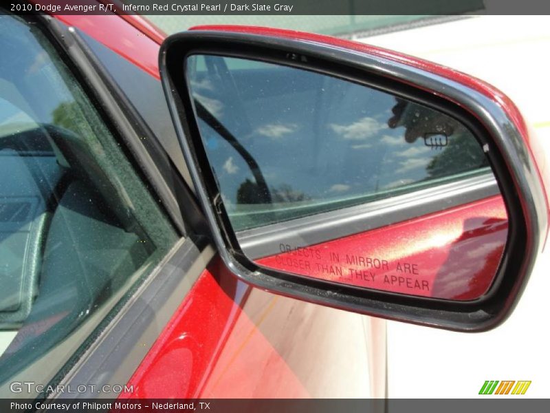 Inferno Red Crystal Pearl / Dark Slate Gray 2010 Dodge Avenger R/T
