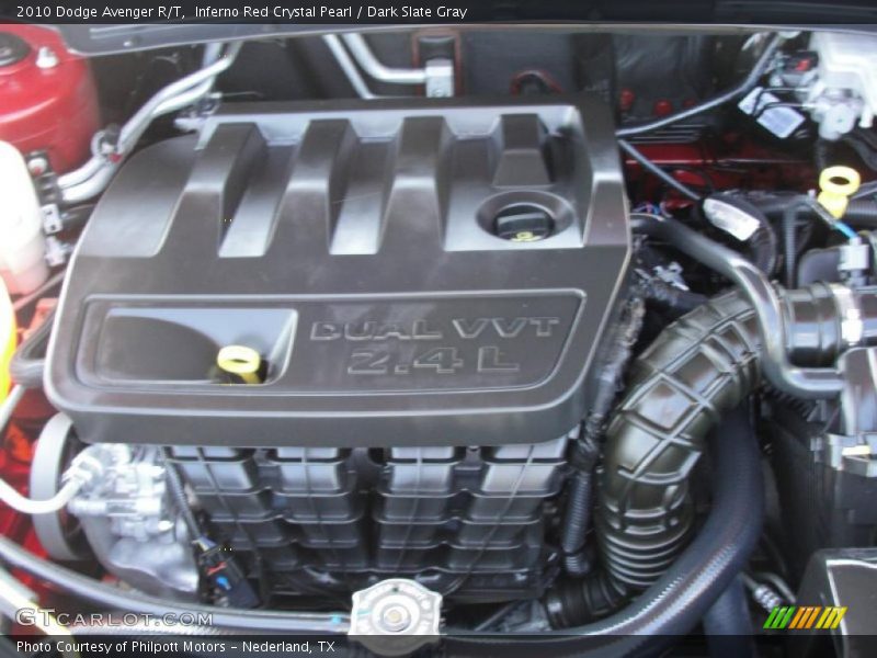 Inferno Red Crystal Pearl / Dark Slate Gray 2010 Dodge Avenger R/T