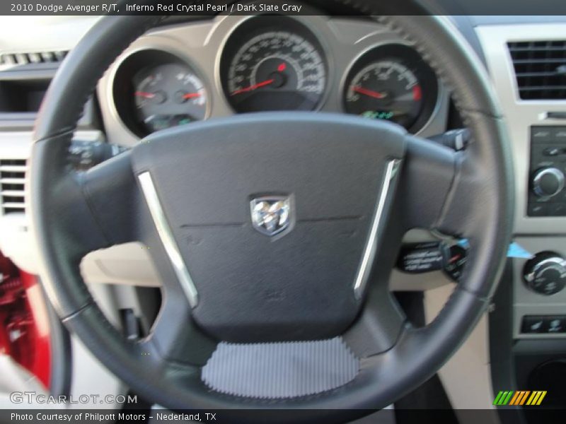 Inferno Red Crystal Pearl / Dark Slate Gray 2010 Dodge Avenger R/T