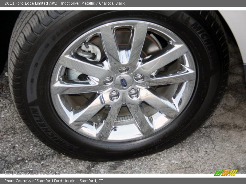 Ingot Silver Metallic / Charcoal Black 2011 Ford Edge Limited AWD