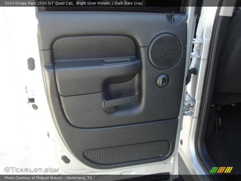 Bright Silver Metallic / Dark Slate Gray 2004 Dodge Ram 1500 SLT Quad Cab