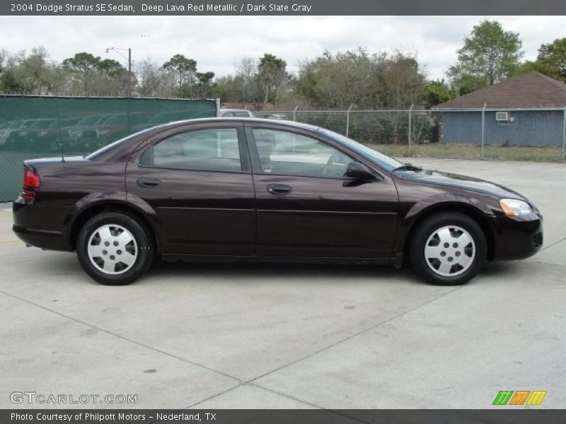  2004 Stratus SE Sedan Deep Lava Red Metallic