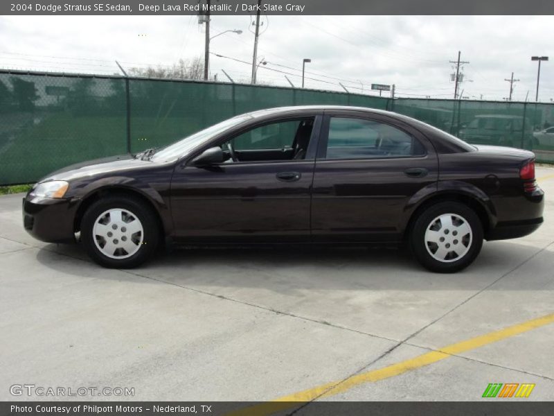  2004 Stratus SE Sedan Deep Lava Red Metallic