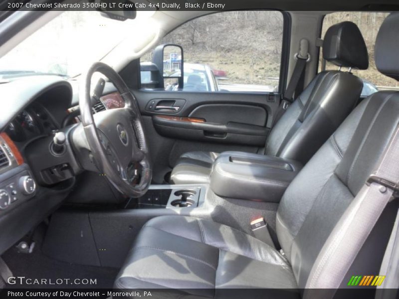  2007 Silverado 3500HD LT Crew Cab 4x4 Dually Ebony Interior