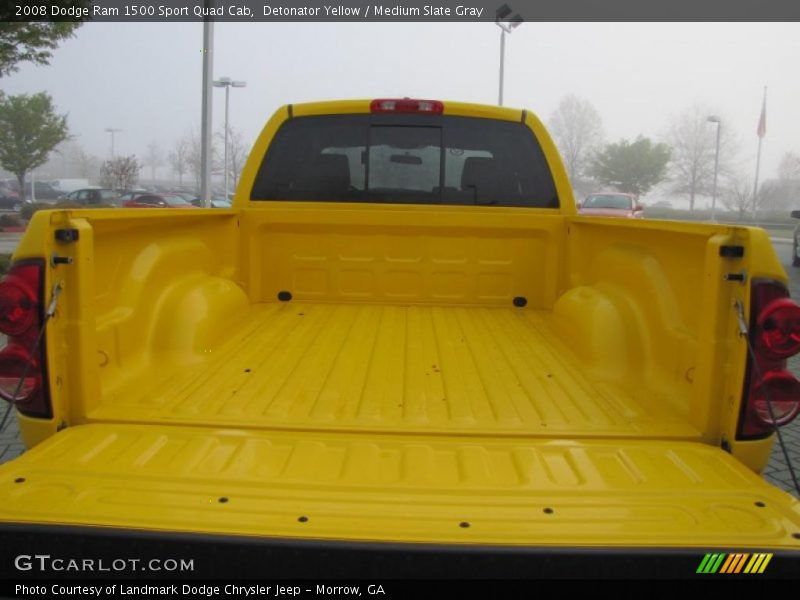 Detonator Yellow / Medium Slate Gray 2008 Dodge Ram 1500 Sport Quad Cab