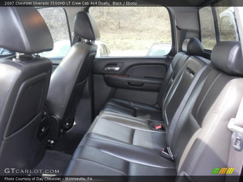  2007 Silverado 3500HD LT Crew Cab 4x4 Dually Ebony Interior