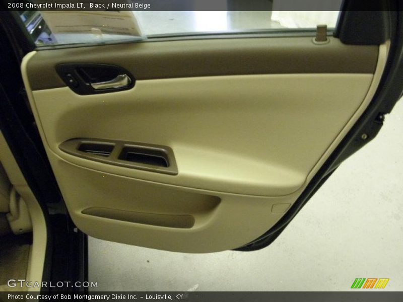 Black / Neutral Beige 2008 Chevrolet Impala LT
