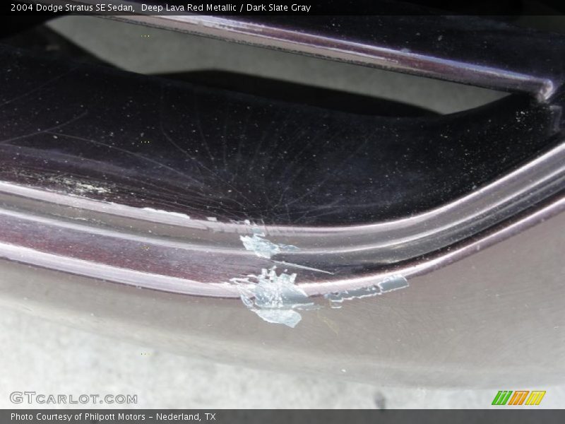 Deep Lava Red Metallic / Dark Slate Gray 2004 Dodge Stratus SE Sedan