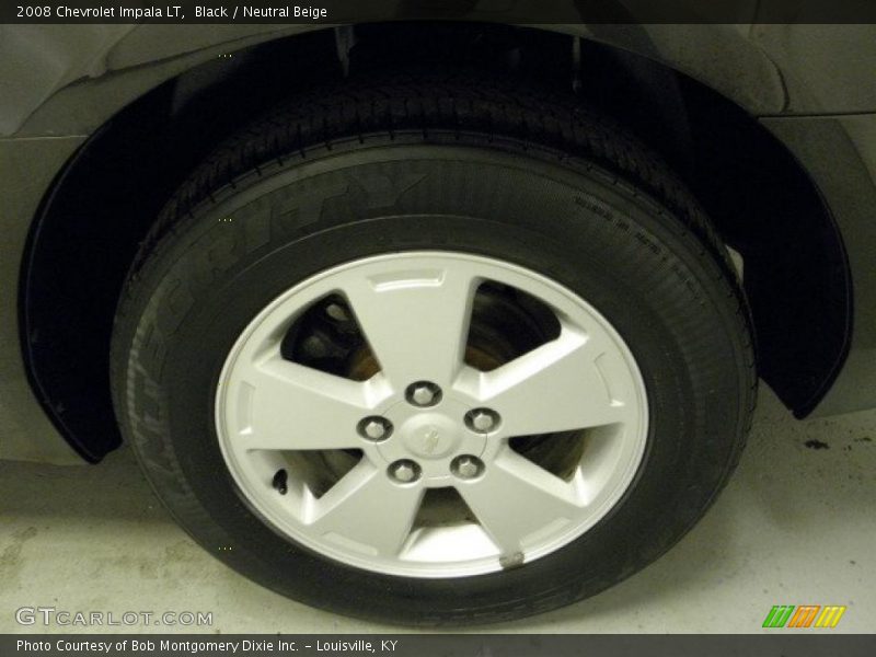 Black / Neutral Beige 2008 Chevrolet Impala LT