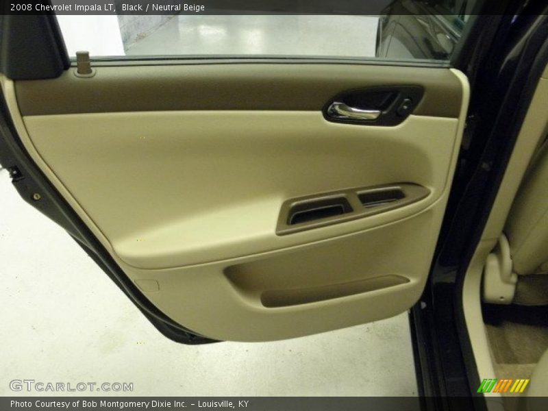 Black / Neutral Beige 2008 Chevrolet Impala LT