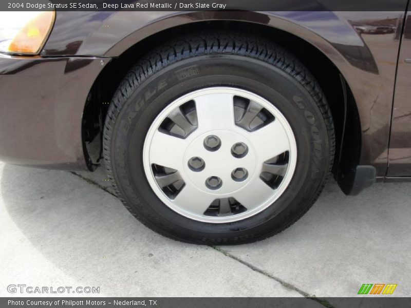 Deep Lava Red Metallic / Dark Slate Gray 2004 Dodge Stratus SE Sedan