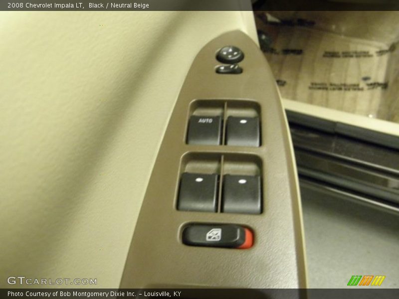 Black / Neutral Beige 2008 Chevrolet Impala LT