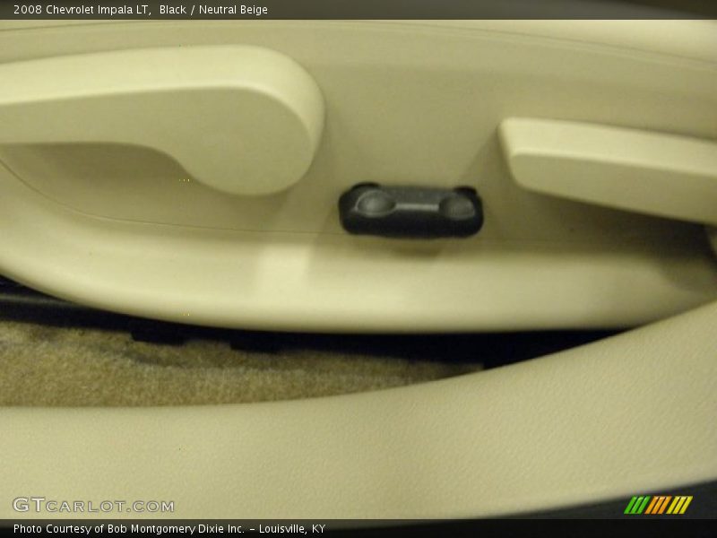 Black / Neutral Beige 2008 Chevrolet Impala LT