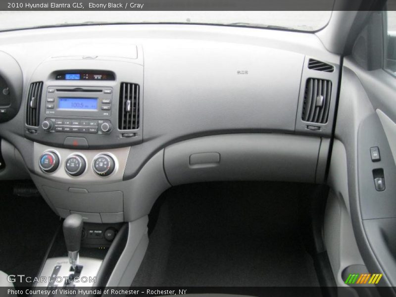 Ebony Black / Gray 2010 Hyundai Elantra GLS