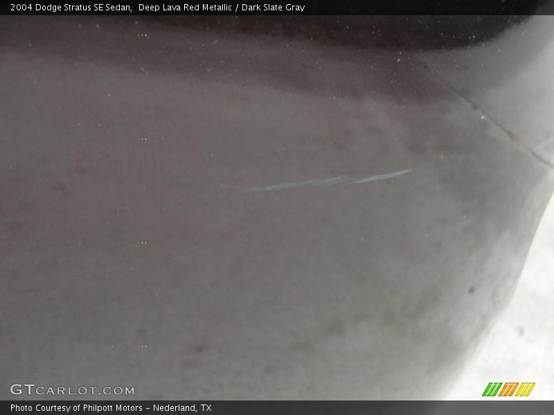 Deep Lava Red Metallic / Dark Slate Gray 2004 Dodge Stratus SE Sedan