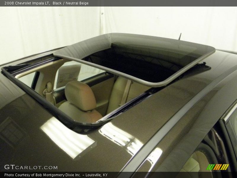 Black / Neutral Beige 2008 Chevrolet Impala LT