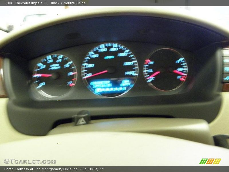 Black / Neutral Beige 2008 Chevrolet Impala LT