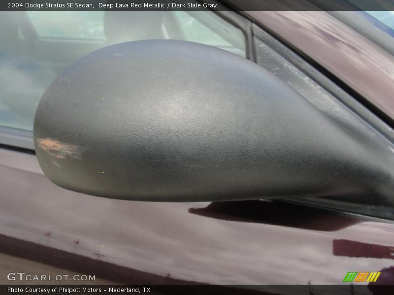 Deep Lava Red Metallic / Dark Slate Gray 2004 Dodge Stratus SE Sedan