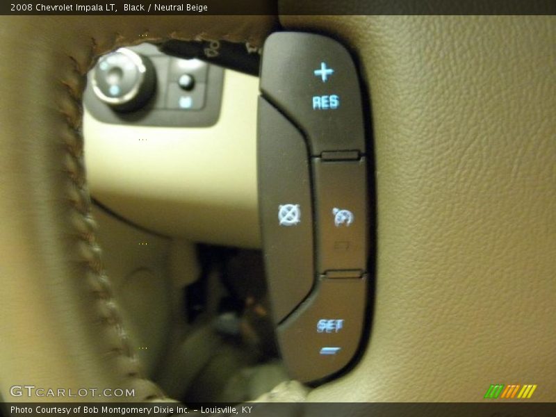 Black / Neutral Beige 2008 Chevrolet Impala LT
