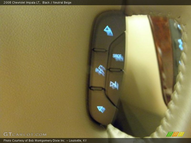 Black / Neutral Beige 2008 Chevrolet Impala LT
