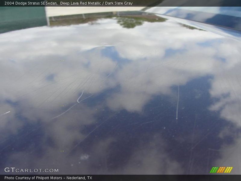 Deep Lava Red Metallic / Dark Slate Gray 2004 Dodge Stratus SE Sedan