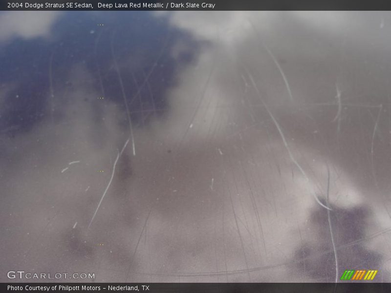 Deep Lava Red Metallic / Dark Slate Gray 2004 Dodge Stratus SE Sedan