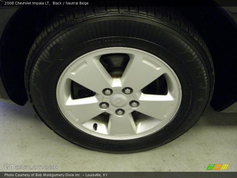 Black / Neutral Beige 2008 Chevrolet Impala LT